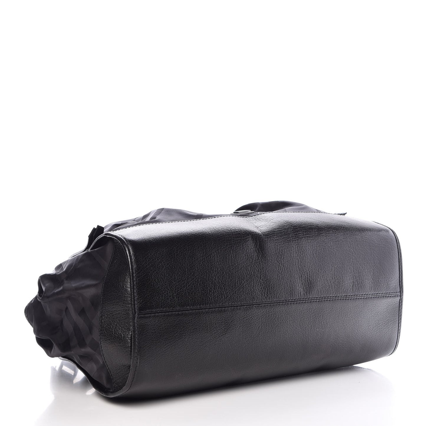 Calfskin Supernova Check Large Ashmore Tote Black