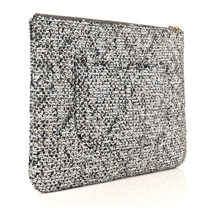 Chanel Sequins Medium 19 Pouch Silver 3 of 8