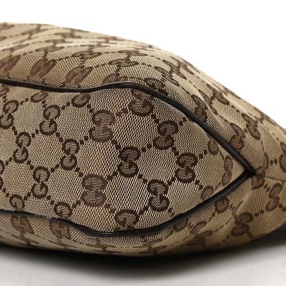 Gucci Monogram Medium Charmy Shoulder Bag Brown 10 of 12