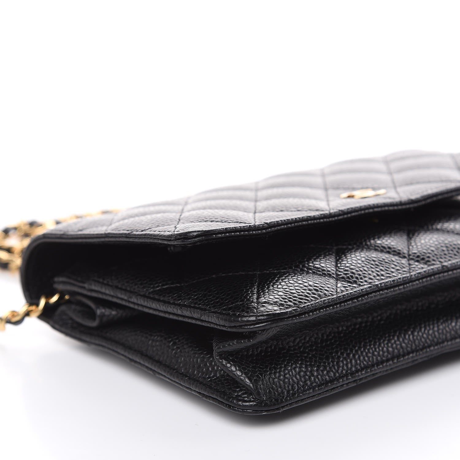 Chanel Caviar Quilted Wallet On Chain WOC Black 9 of 14