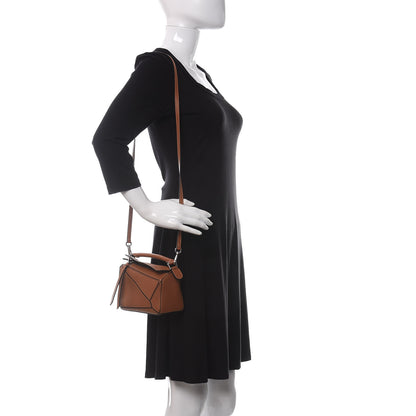Loewe Calfskin Mini Puzzle Bag Tan 2 of 9