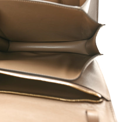Celine Liege Calfskin Medium Classic Box Flap Bag Taupe 5 of 9