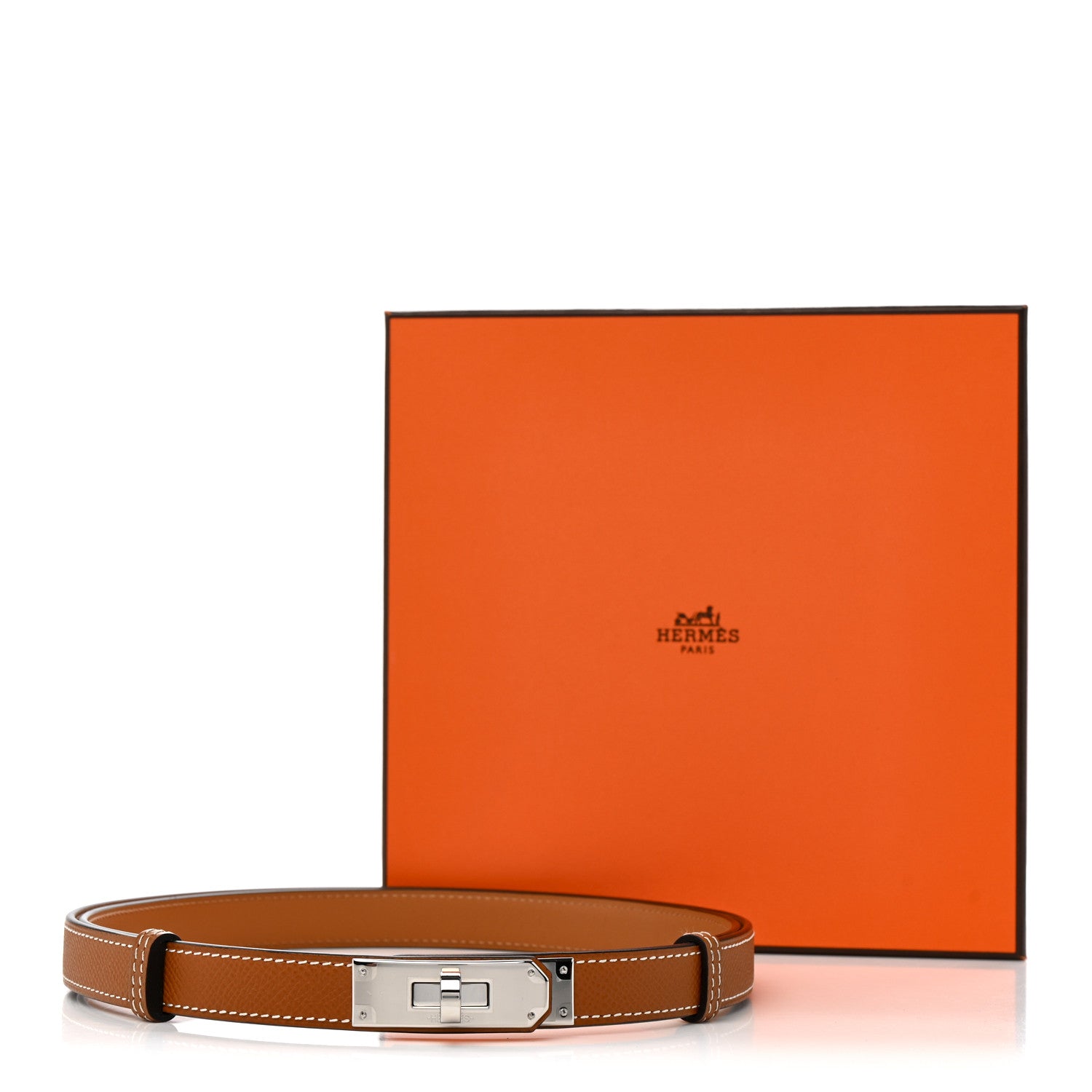 Hermes Epsom Kelly Belt Gold 6 of 6