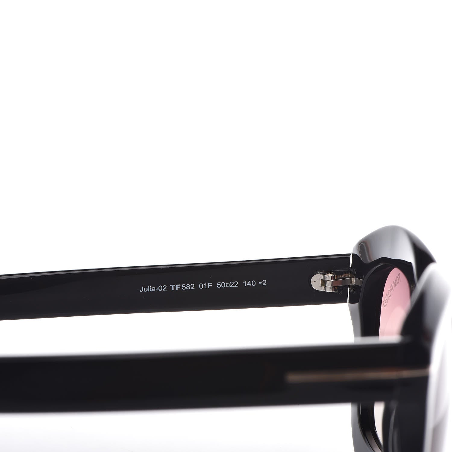 Tom Ford Julia Sunglasses TF582 Black 6 of 7