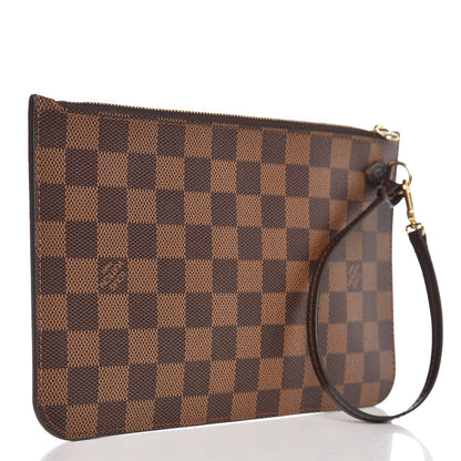 Louis Vuitton Damier Ebene Neverfull MM GM Pochette 3 of 8