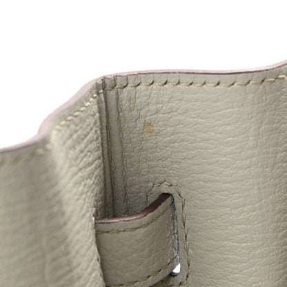 Hermes Togo Bi-Color Horseshoe Birkin 35 Iris Gris Perle 11 of 12