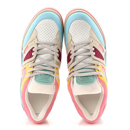 Gucci Demetra Womens Basket Low Top Sneakers 39 Spongy Azure Great White Mystic White Box Pink 2 of 10