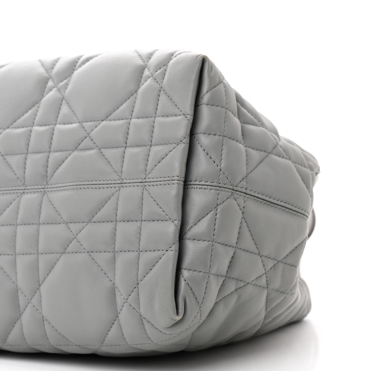 Christian Dior Calfskin Macrocannage Medium Toujours Grey 12 of 14