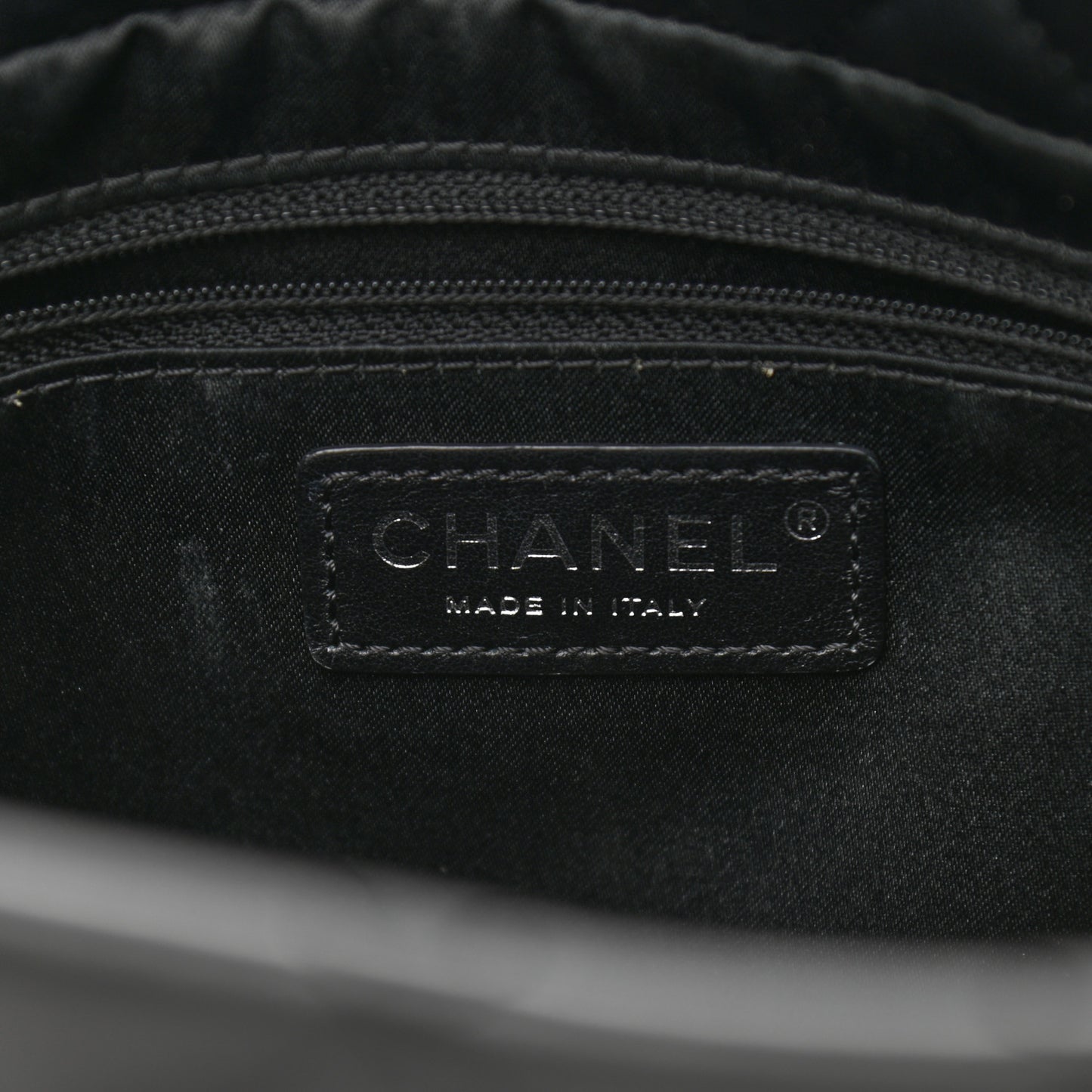 Lambskin Quilted Small Coco Loop Tote Black