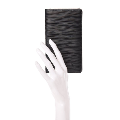 Louis Vuitton Epi Checkbook Cover Black 2 of 6