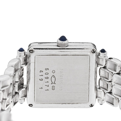 Chopard 18K White Gold Diamond Bezel 22mm Happy Sport Quartz Watch 4 of 5