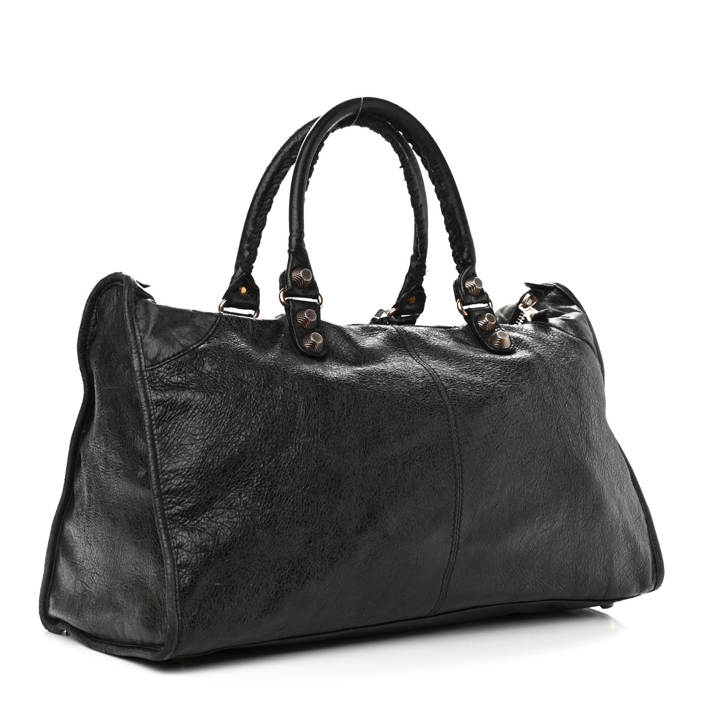 Agneau Giant 12 Gold Hardware Work Black