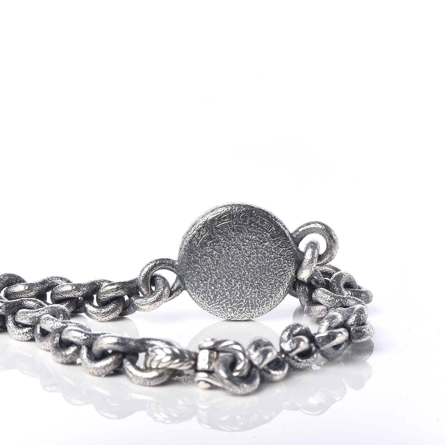 David Yurman Sterling Silver Petrvs Lion Link Bracelet 4 of 5