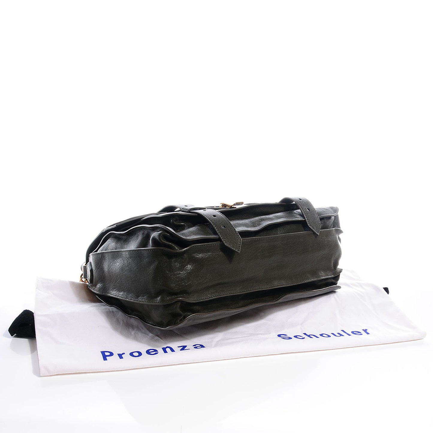 Lambskin PS1 Large Satchel Military