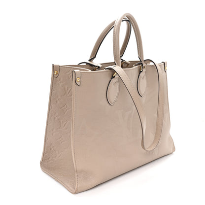 Louis Vuitton Empreinte Monogram Giant Onthego MM Tourterelle 3 of 10