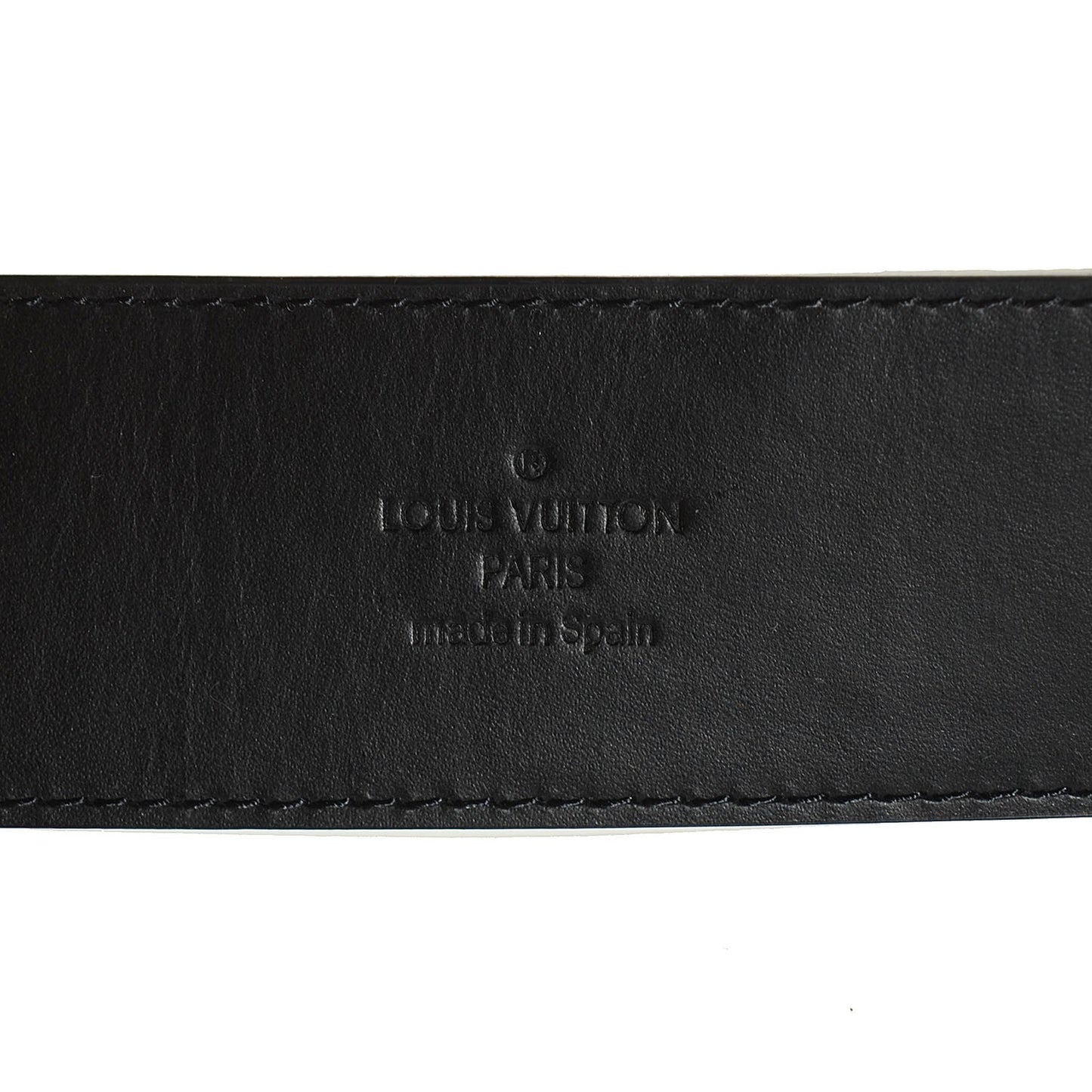 Damier Graphite LV Initiales Belt 95 38