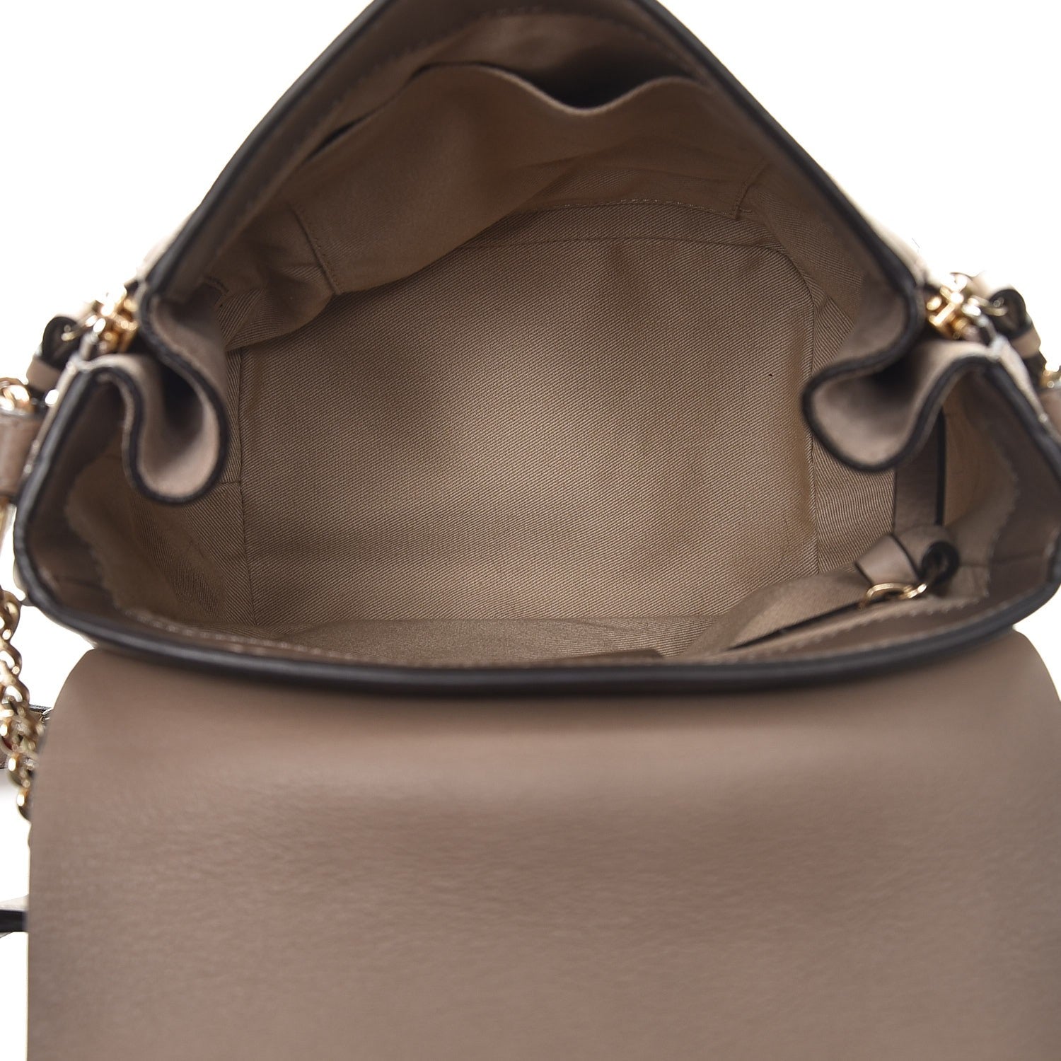 Chloe Suede Calfskin Small Faye Backpack Motty Grey 5 of 10