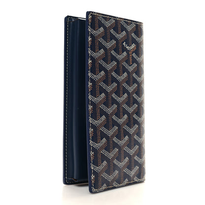 Goyard Goyardine Saint-Lambert Wallet Navy 3 of 8