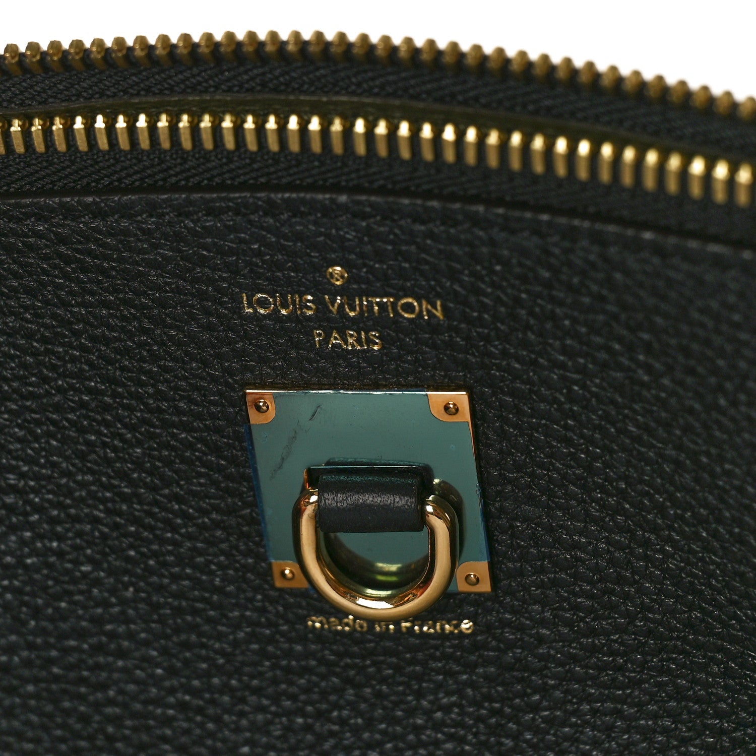 Louis Vuitton Taurillon City Steamer MM Kaki Black 6 of 8