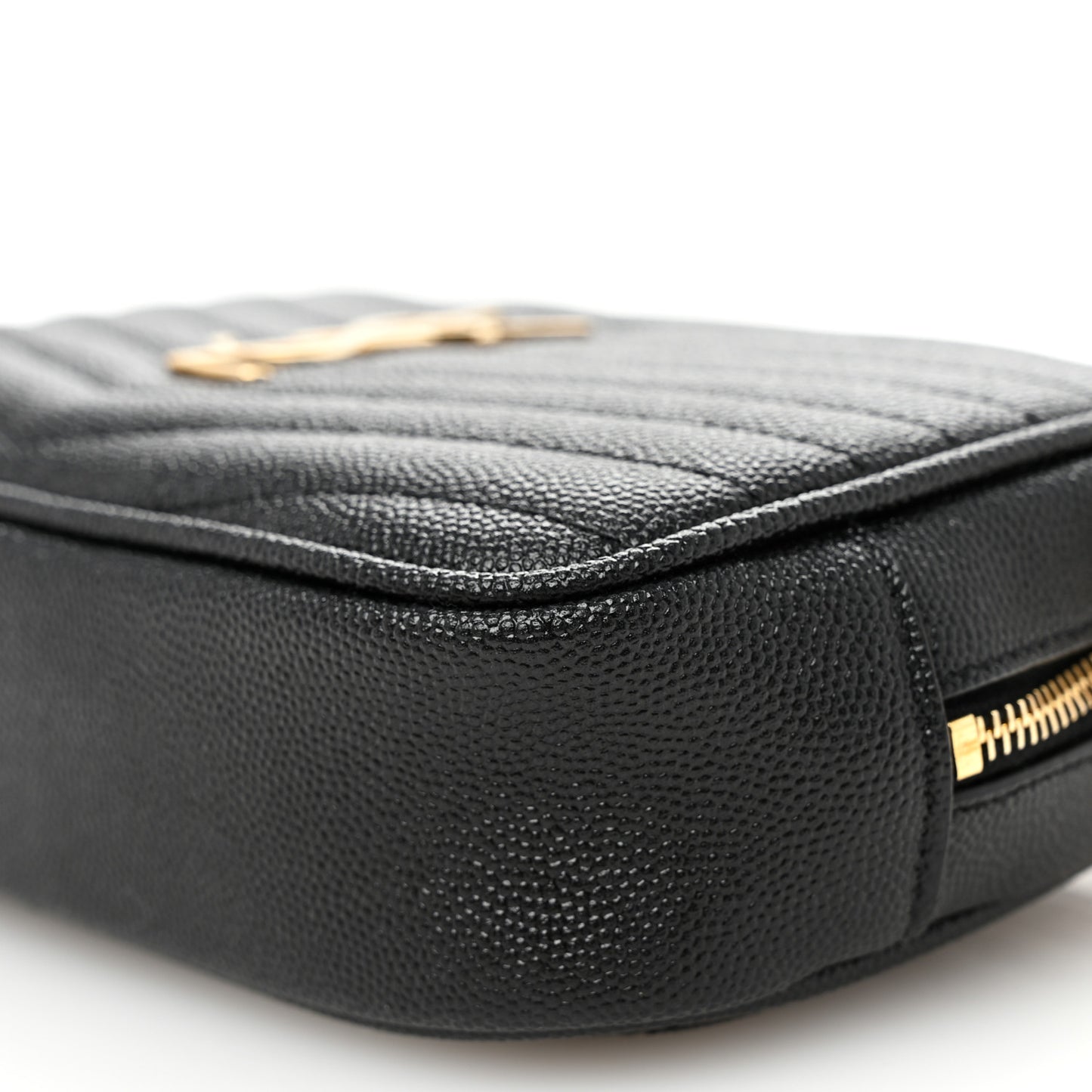 Grain De Poudre Matelasse Monogram Mini Lou Camera Bag Black