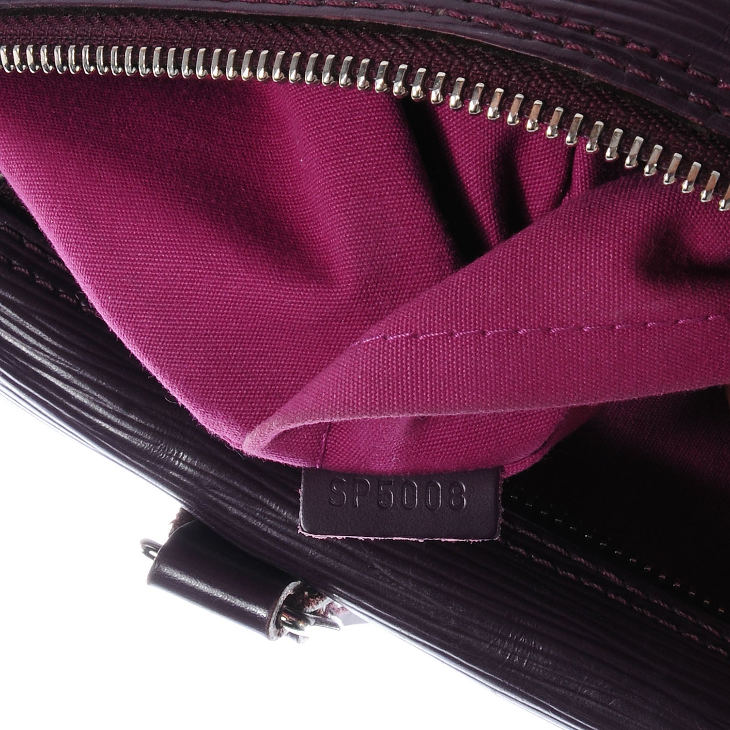 Louis Vuitton Epi Speedy 30 Cassis Purple 6 of 7
