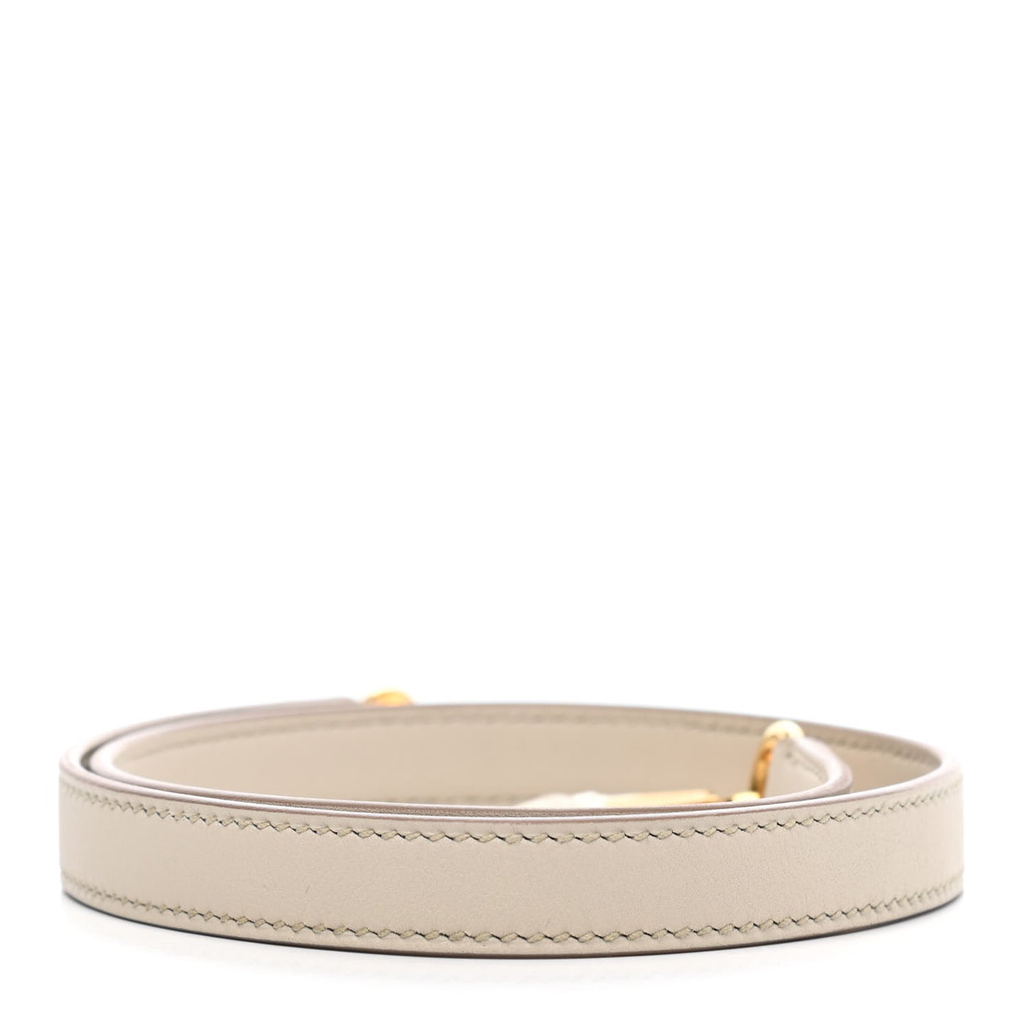 Taurillon Clemence Kelly Shoulder Strap Craie
