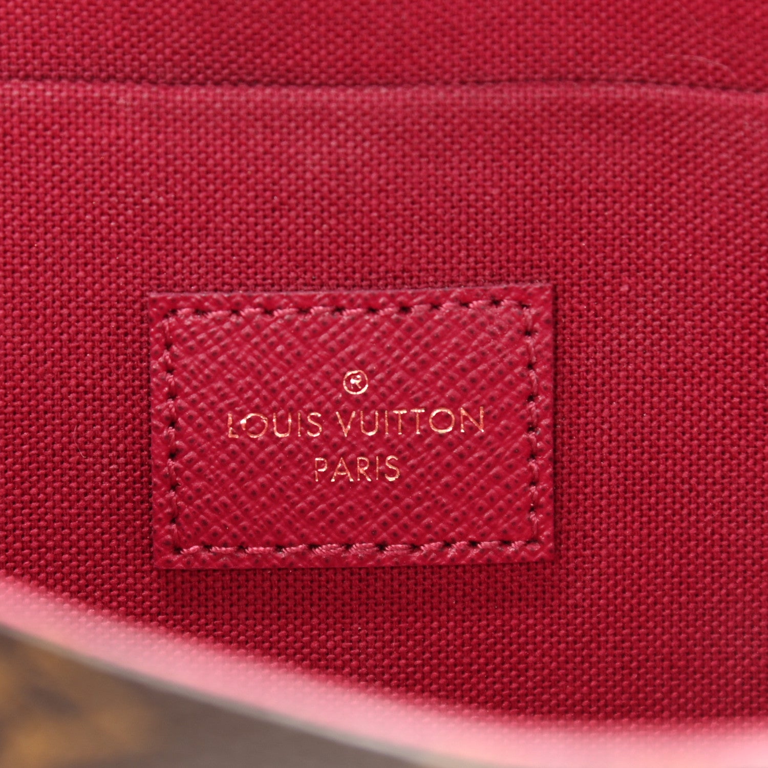 Louis Vuitton Monogram Pochette Felicie Chain Wallet Fuchsia 7 of 15