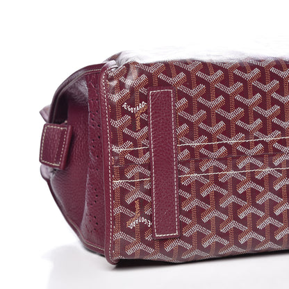 Goyard Goyardine Sac Hardy Pet Carrier PM Burgundy 6 of 12