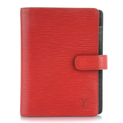 Louis Vuitton Epi Medium Ring Agenda Cover Castillan Red 1 of 9