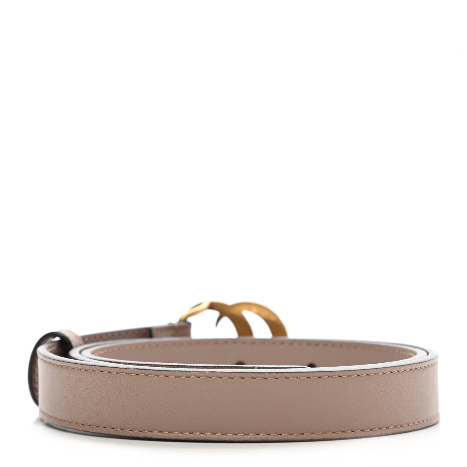 Gucci Calfskin Pearl Double G 20mm Belt 75 30 Porcelain Rose 2 of 6