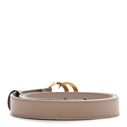 Gucci Calfskin Pearl Double G 20mm Belt 75 30 Porcelain Rose 2 of 6