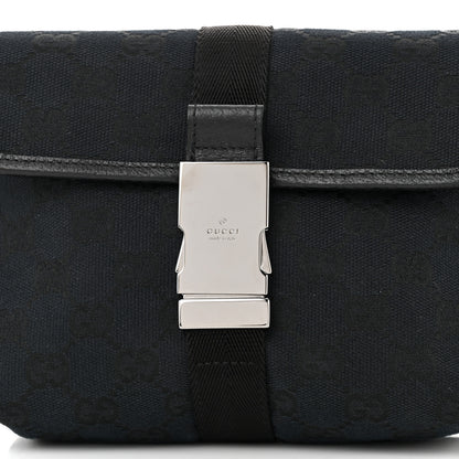 Gucci GG Monogram Web Buckle Belt Bag Black 8 of 10