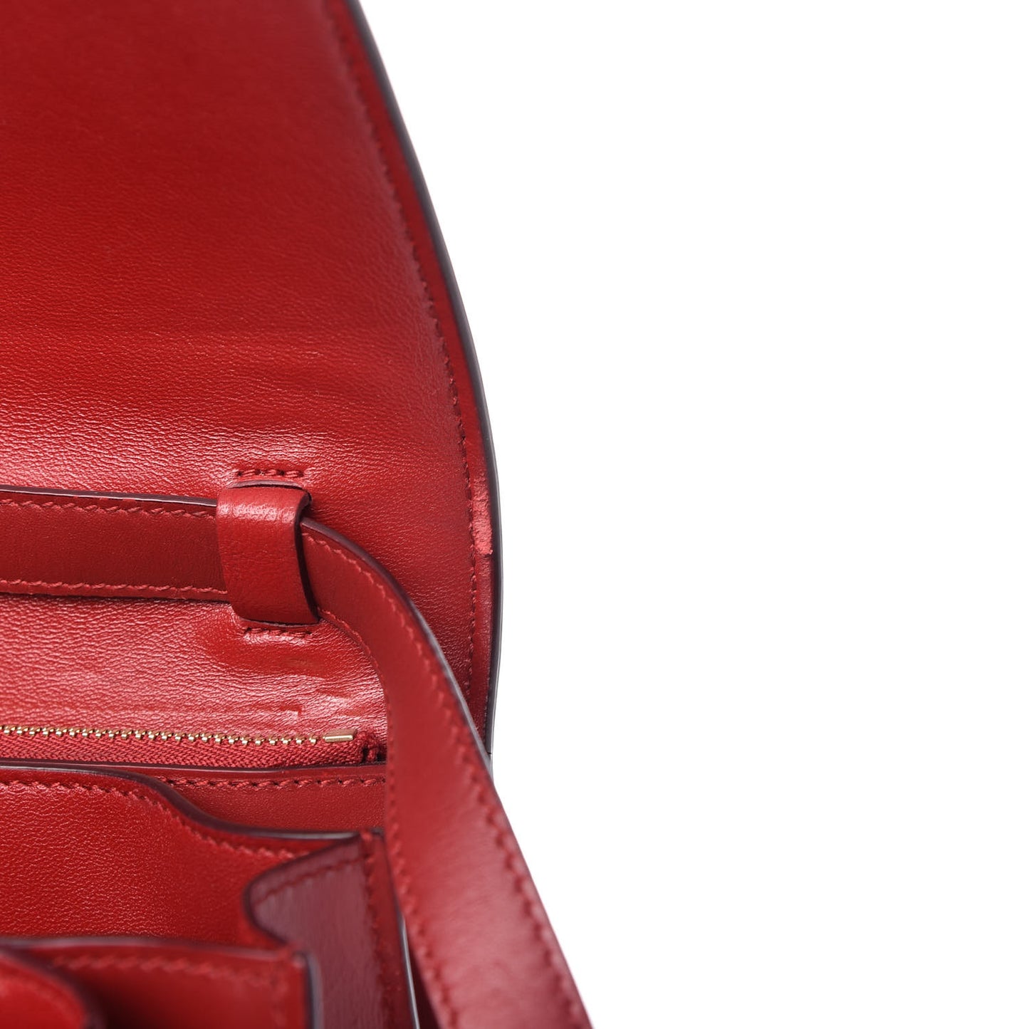 Box Calfskin Medium Classic Box Flap Bag Red
