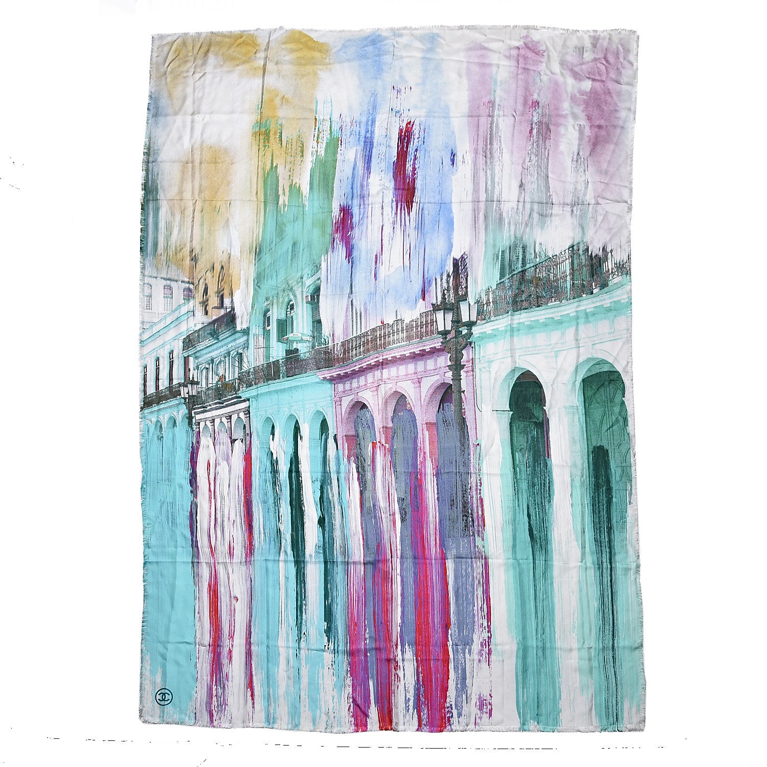 Chanel Silk CC Scarf Multicolor 1 of 4