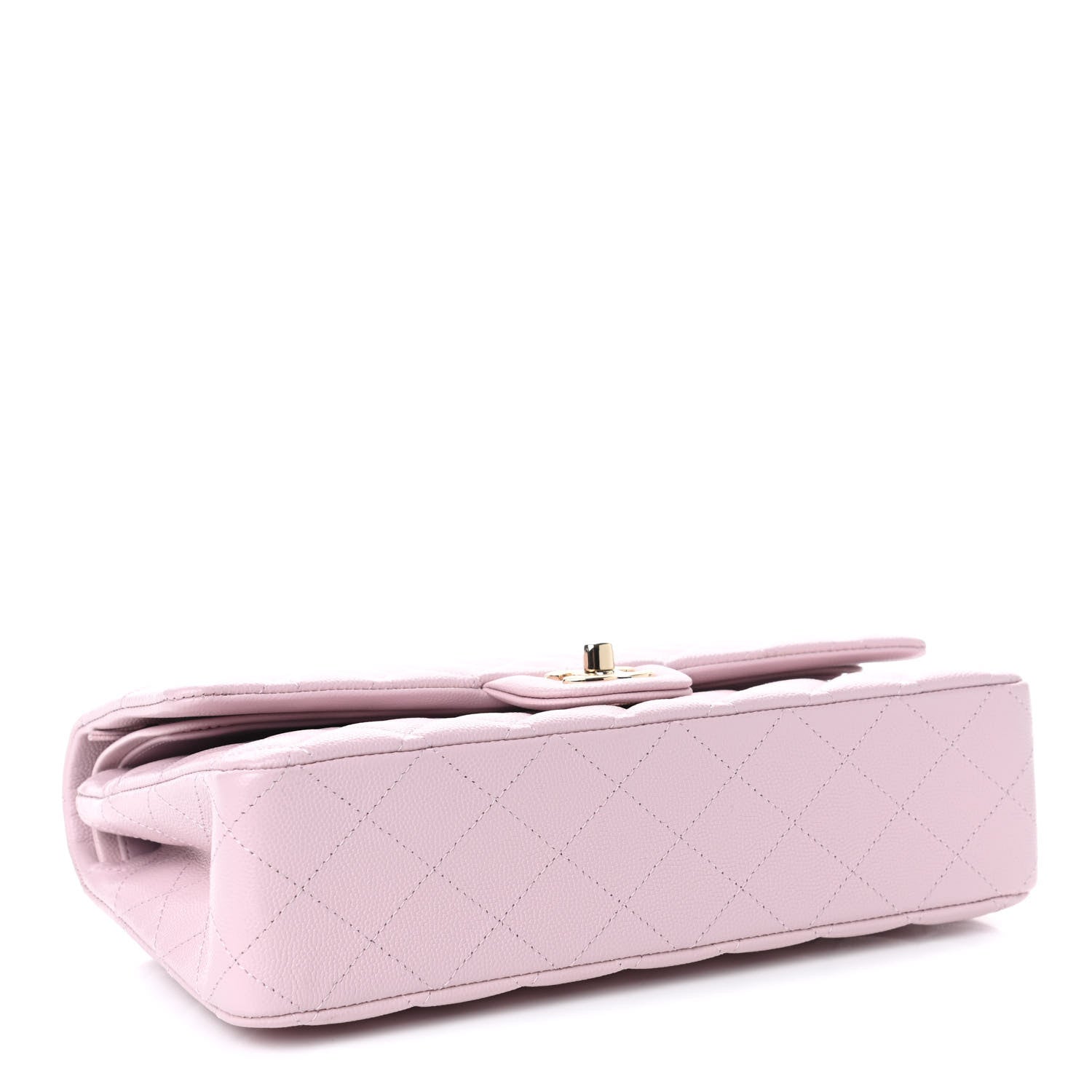 Chanel Caviar Quilted Medium Double Flap Light Pink 3 of 4