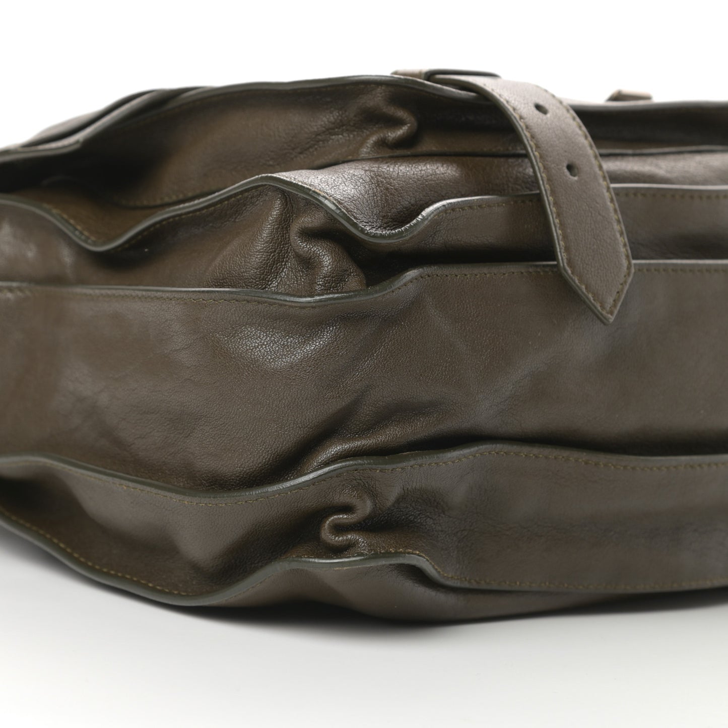 Lambskin Large PS1 Satchel Military