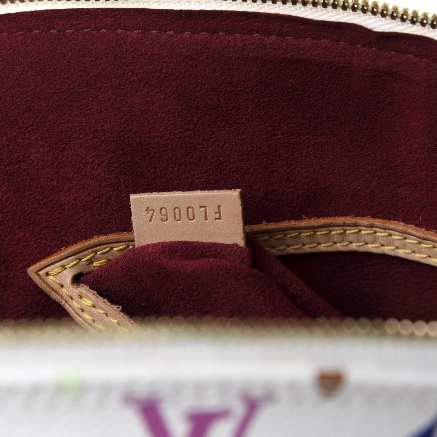 Louis Vuitton Monogram Multicolor Alma White 9 of 10