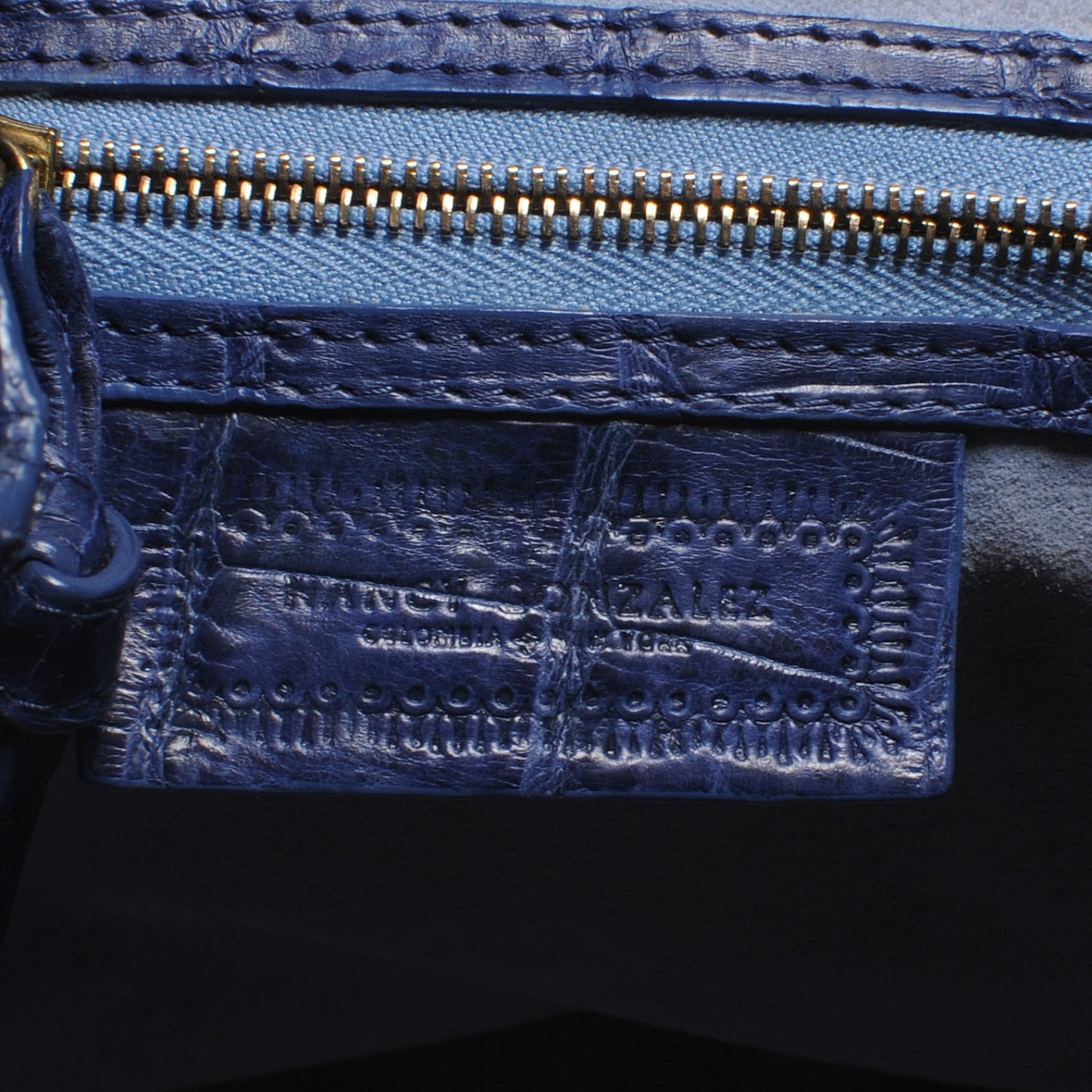 Crocodile Bag Blue