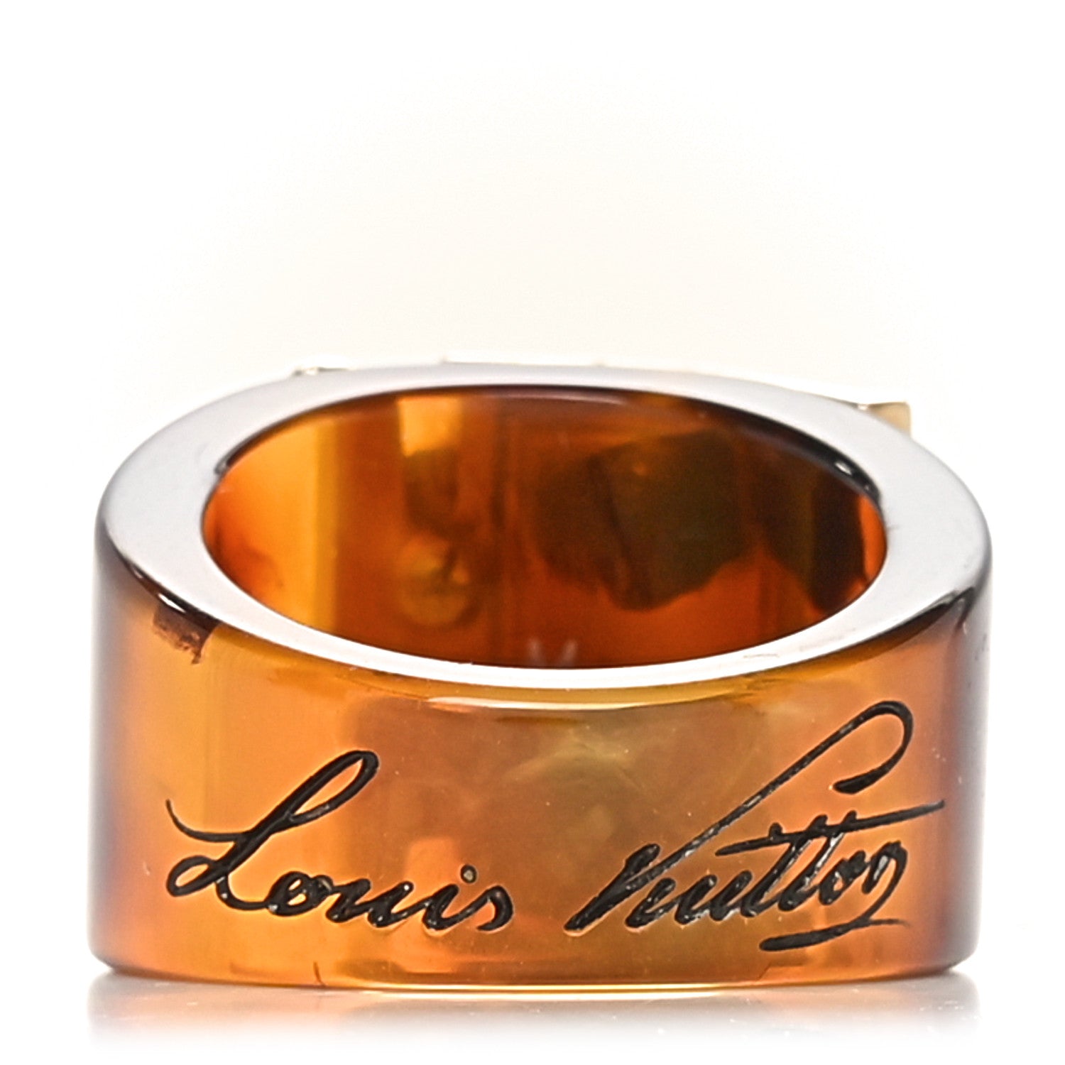Louis Vuitton Lock Me Ring M Ecaille 3 of 4