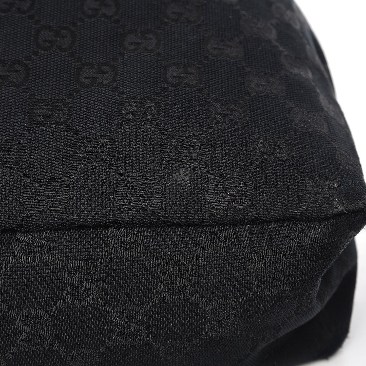 Monogram Large Horsebit Chain Hobo Black