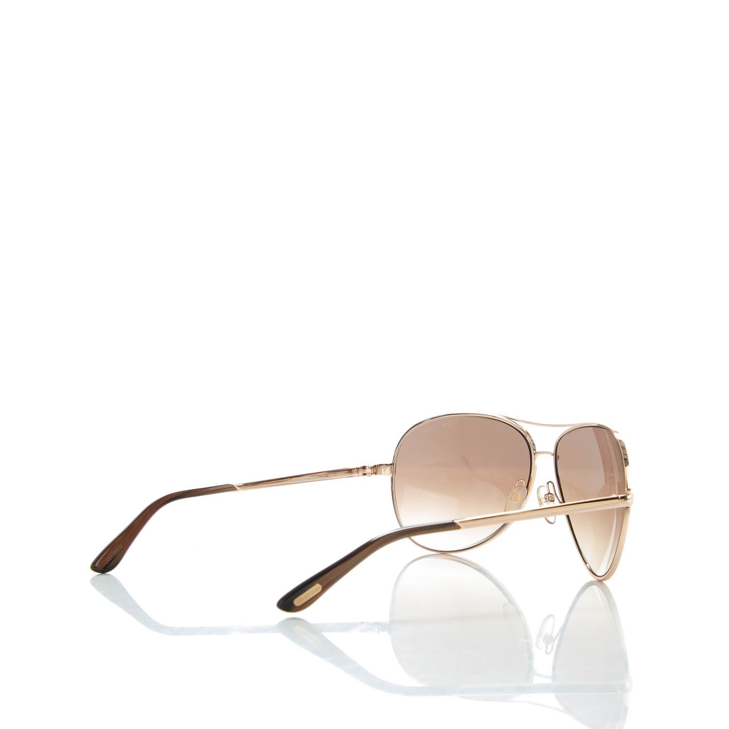 Tom Ford Metal Charles Aviator Sunglasses TF35 Gold 3 of 6