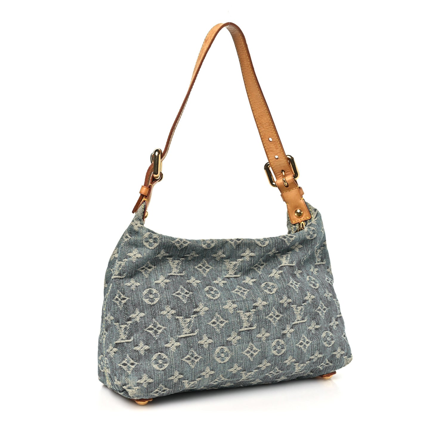 Monogram Denim Baggy PM Blue