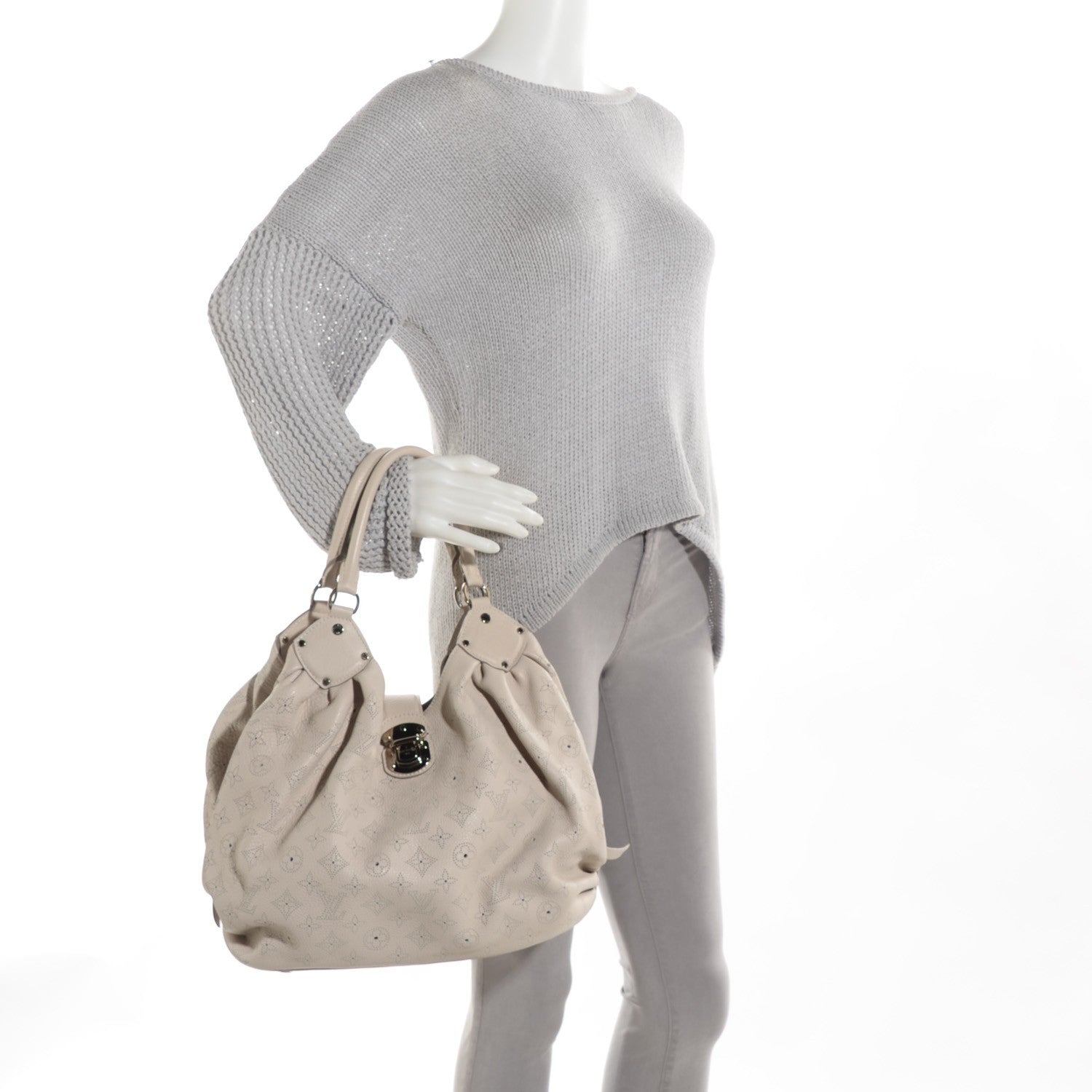 Louis Vuitton Mahina L Ivory 2 of 7