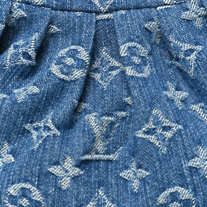 Louis Vuitton Monogram Denim Pochette Valley Blue 7 of 10