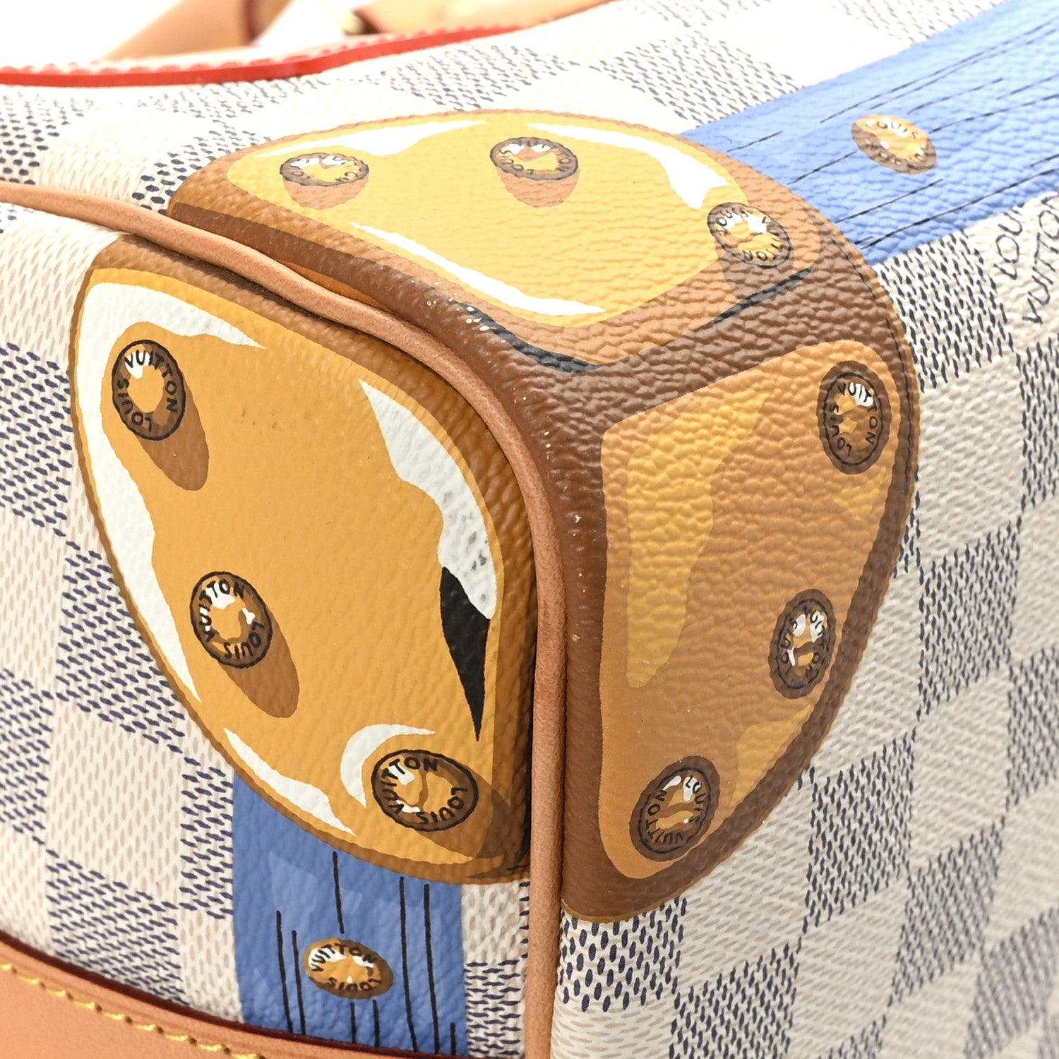 Louis Vuitton Damier Azur Summer Trunks Speedy Bandouliere 30 8 of 11