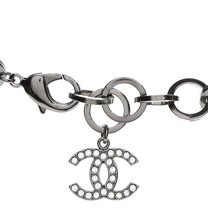 Chanel Ruthenium Crystal CC Star Moon Star Necklace 3 of 7