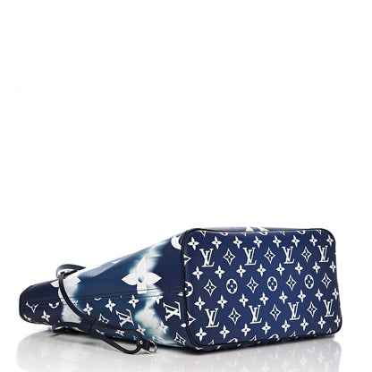 Louis Vuitton Monogram Escale Neverfull MM Blue 4 of 10