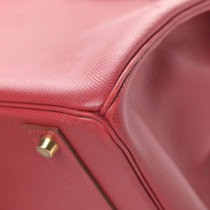 Hermes Courchevel Birkin 40 Rouge Vif 11 of 14