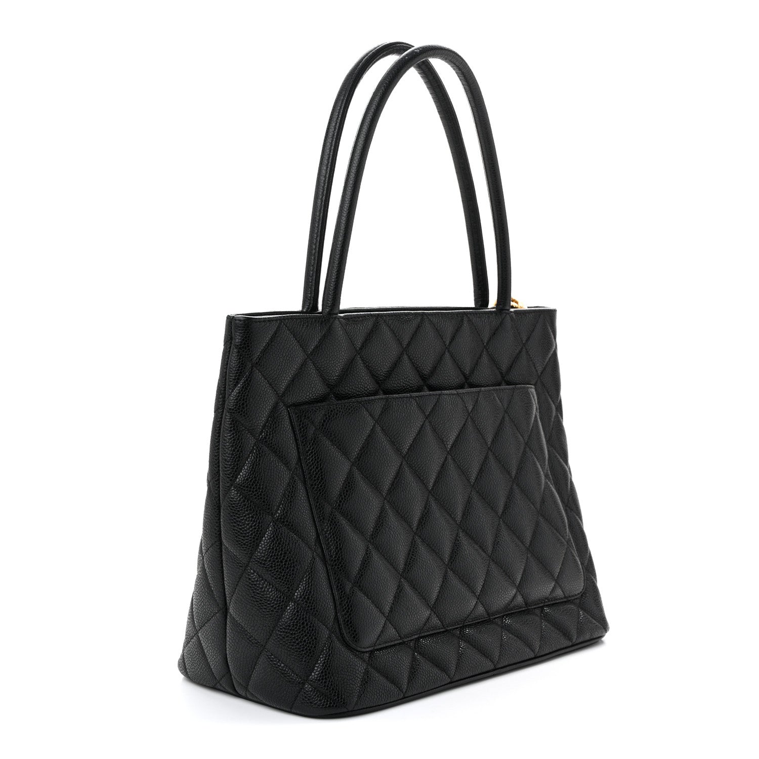 Chanel Caviar Quilted Medallion Tote Black 3 of 10