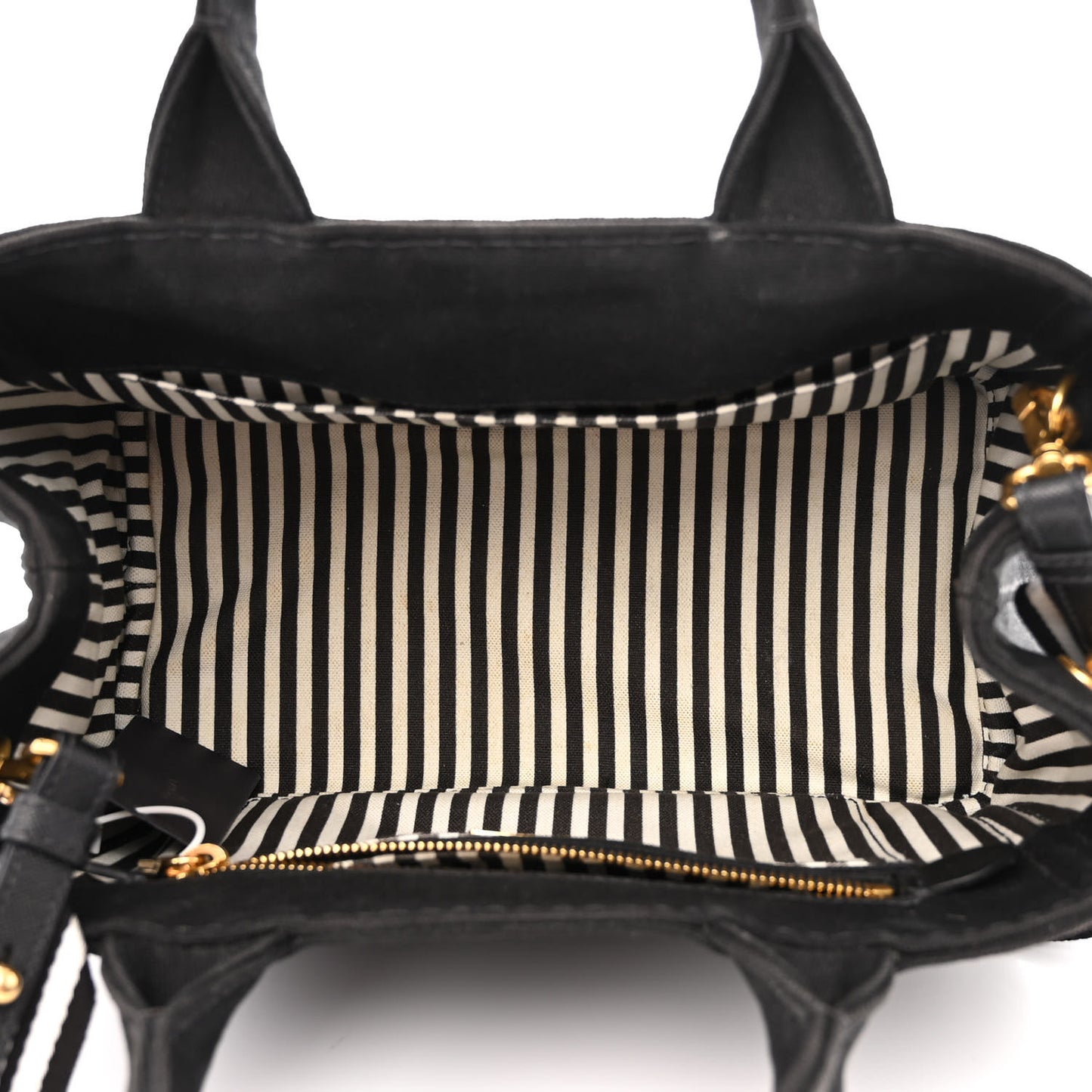 Canapa Small Logo Tote Black Talco